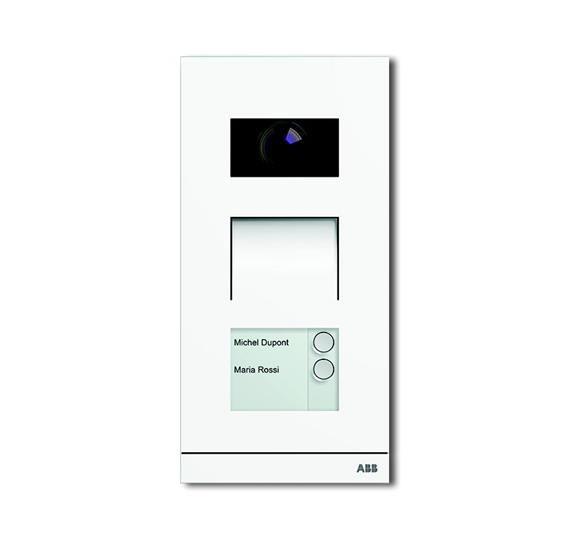Станция видео вызывная 2-кл. матов. бел. ABB 2CKA008300A0092