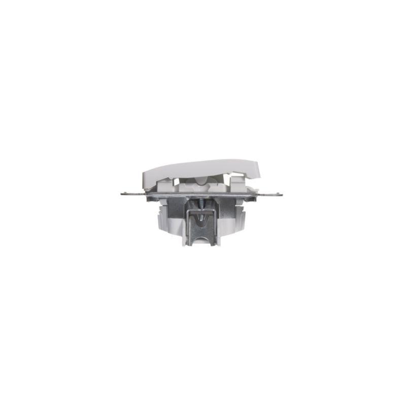 Кнопка нажимная 1-кл. СП Glossa 10А IP20 (сх. 1) 10AX механизм бел. SE GSL000115