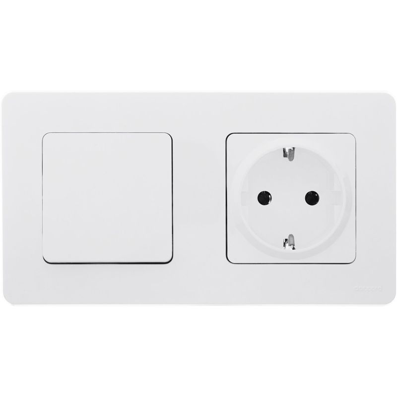 Выключатель 1-кл. Inspiria 10А IP20 250В 10AX механизм бел. IEK 673600