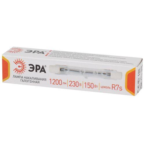 Лампа галогенная J78-150W-R7s-230V J78 150Вт R7s нейтр. бел. 230В ЭРА Б0048492