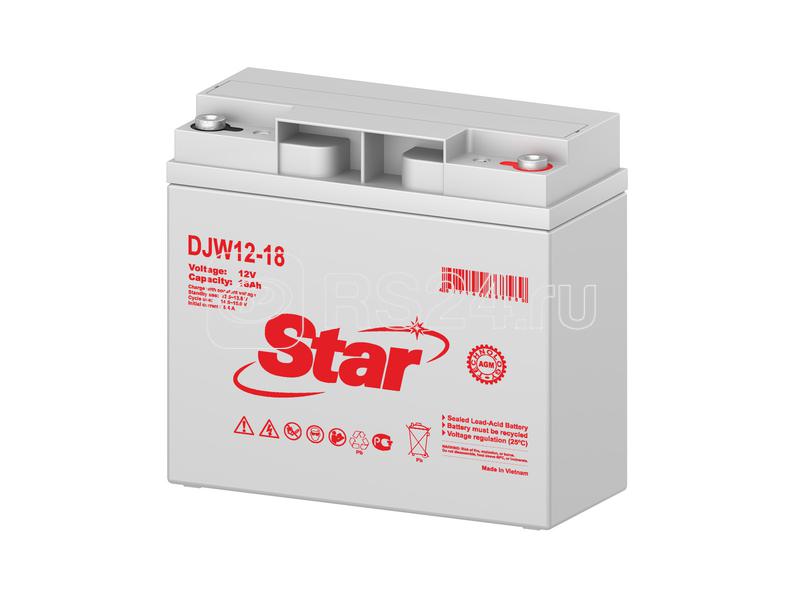 Аккумулятор 12В 18А.ч Star DJW12-18