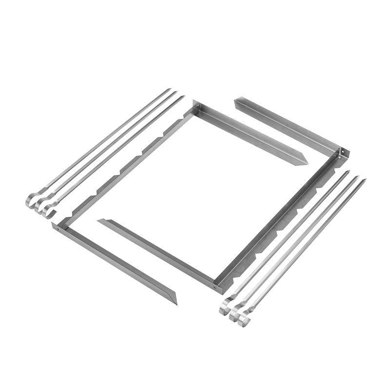 Подставка под шампура с 6 шампурами в чехле СОКОЛ 62-0000