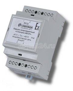 Барьер искрозащиты шлейфов сигнализации Спектрон-ИБ-02 одноканальный Спектрон НПО 263415