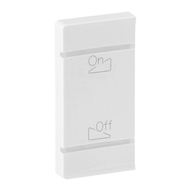 Панель лицевая Valena Life MyHome для механизмов BUS/SCS "Освещение-звук" 1мод. установка слева бел. Leg 755313