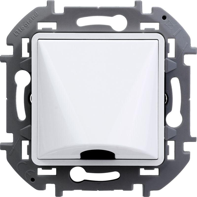 Вывод кабеля Inspiria с зажимом для крепления бел. IEK 673890