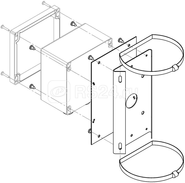 Кронштейн для крепления коробок распределительных серии КР-1 КС-1-04 Тахион 40159
