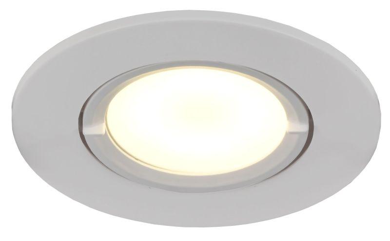 Светильник 4105 встраиваемый MR16 круг пласт. бел. IEK LT-UVB0-4105-GU05-1-K01