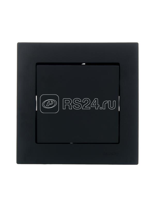 Выключатель 1-кл. СП Vesna механизм черн. бархат LEZARD 742-4288-100