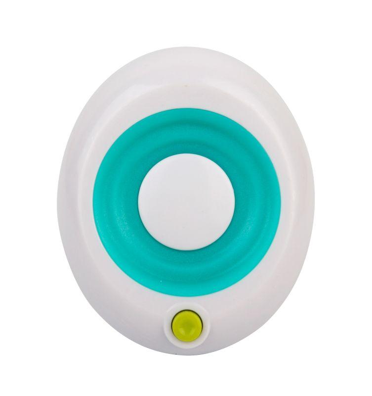 Светильник светодиодный NL-245 "Кнопка" 220В ночник с выкл. бел./син. Camelion 14265