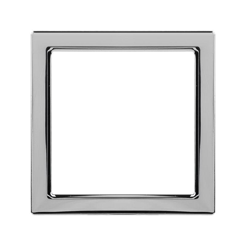 Вставка декоративная 1-м 2мод. Avanti для рамок из натуральн. материалов хром DKC 4404822D
