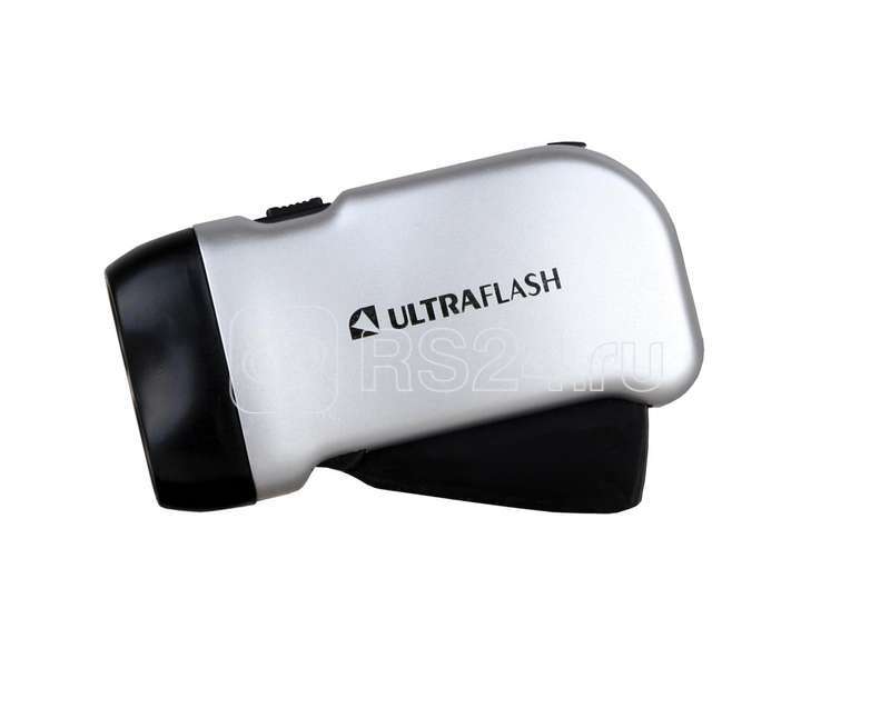 Фонарь LED 9001-2 (динамический металлик 2 LED; CR2032 пласт. блист.) Ultraflash 6721