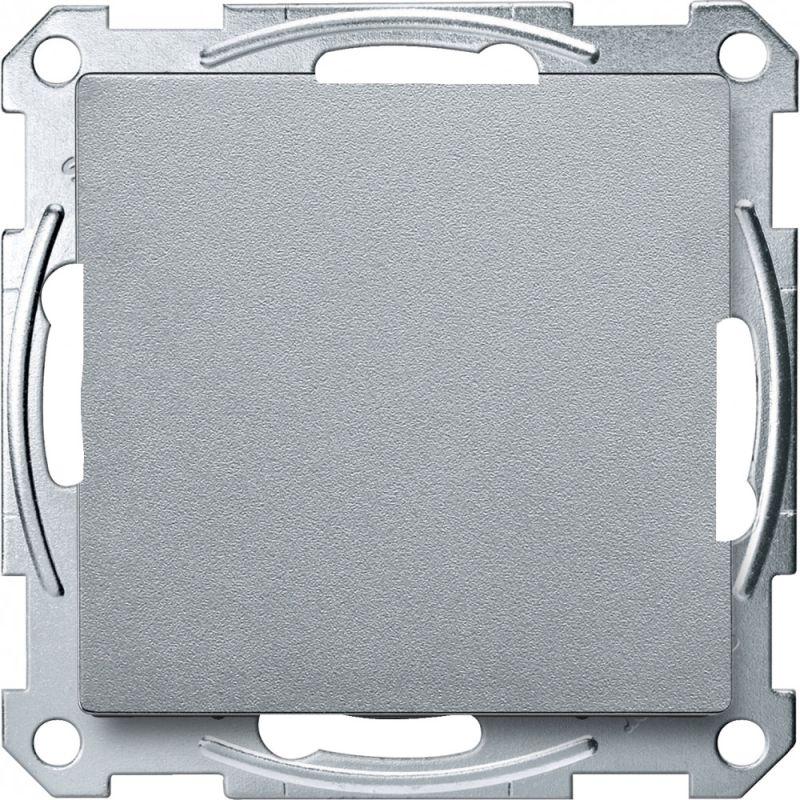 Выключатель кнопочный SM KNX с датч. темпер. Pushbutton Pro T алюм. SchE MTN6185-0460