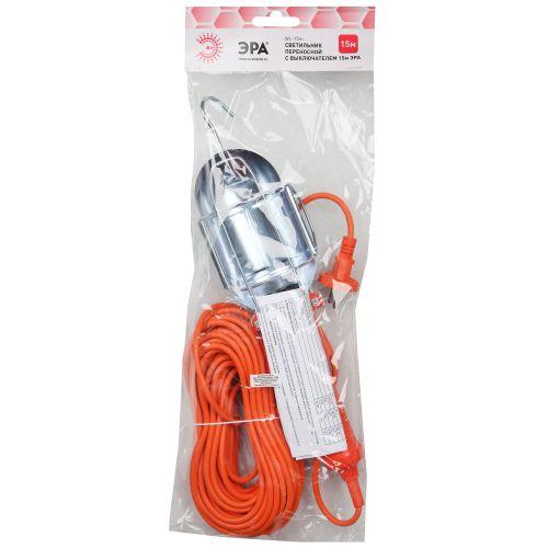 Светильник переносной WL-15m с выключателем 15м ЭРА Б0035328
