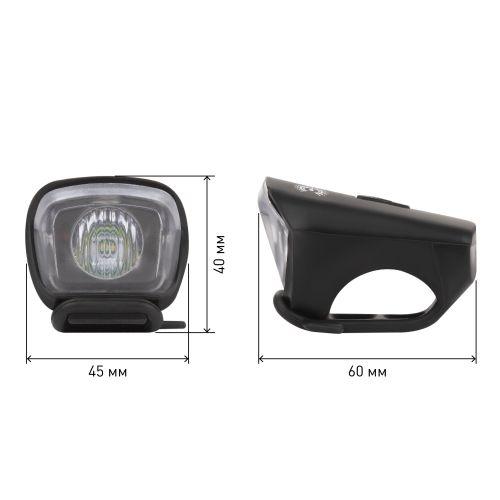 Фонарь аккумуляторный велосипедный VA-701 SMD 6Вт передний аккум. micro USB черн. Эра Б0052321