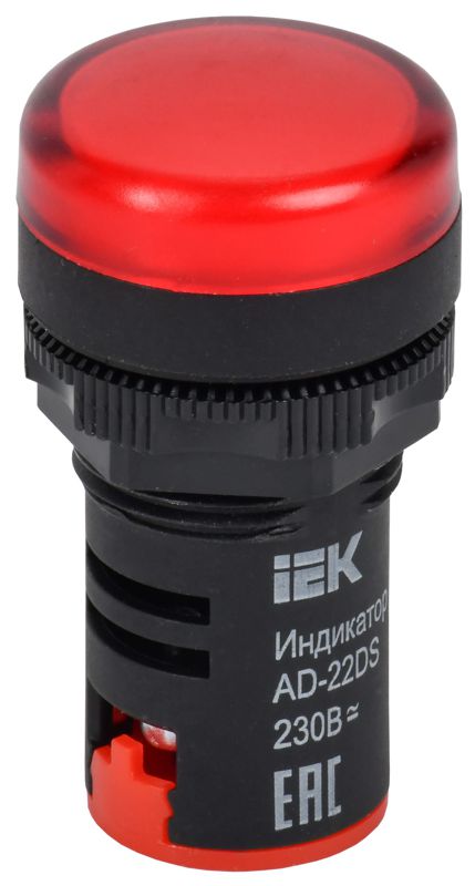Лампа светосигнальная AD22DS d22мм 230В красн. KARAT IEK BLS10-ADDS-230-K04