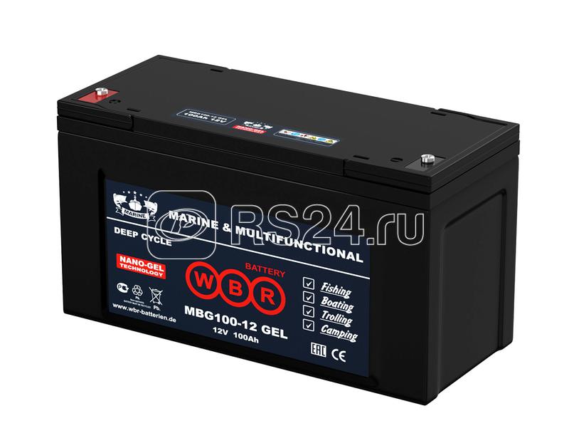 Аккумулятор тяговый лодочный гелевый 12В 100А.ч WBR MBG100-12 WBR Аккумулятор тяговый лодочный гелевый 12В 100А.ч WBR MBG100-12 WBR