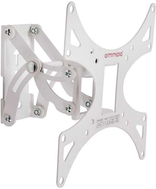 Кронштейн для телевизора Media LCD-301 15-37дюйм макс.30кг настенный поворот и наклон бел. ARM MEDIA 1173732