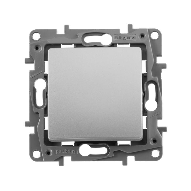 Механизм кнопки 1-кл. СП Etika Plus 6А с НО/НЗ контактом безвинт. зажимы алюм. IEK 672414