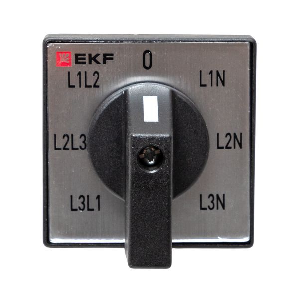 Переключатель кулачковый ПК-1-64 10А для вольтметра EKF pk-1-64-10