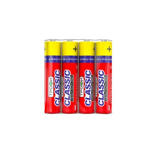 Элемент питания солевой AAA/R03 R03-4S Классика (уп.4шт) Трофи Б0012907