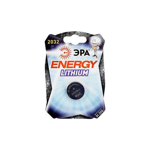 Элемент питания литиевый CR2032-1BL (блист. 1шт) ЭРА C0038448