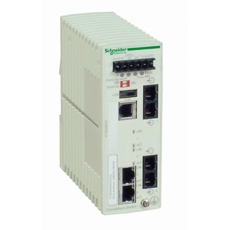 Коммутатор CONNEXIUM (MANAGED) 2TX/2FX-S SchE TCSESM043F2CS0