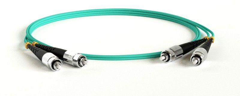 Патч-корд FC-D2-503-FC/PR-FC/PR-H-15M-LSZH-AQ волоконно-оптический (шнур) MM50/125(OM3) FC-FC duplex LSZH 15м Hyperline 247656