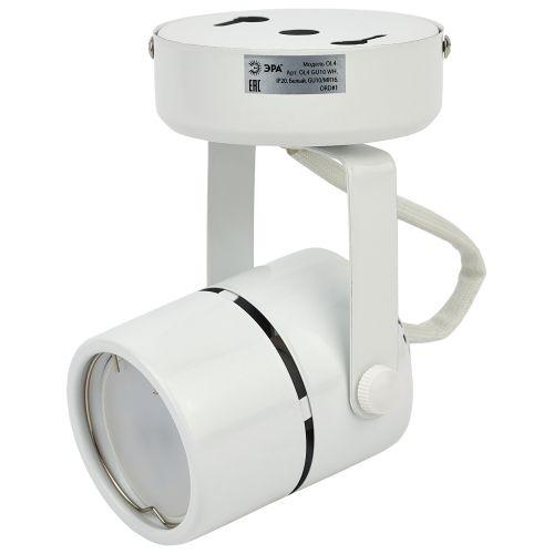 Светильник OL4 GU10 WH накладной бел. Эра Б0044267