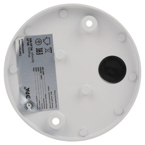 Светильник WL40 WH GX53 IP54 настенно-потолочный спот бел. Эра Б0054415