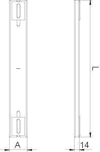 Суппорт крепежный IBST 350 для канала 350мм OBO 7399912