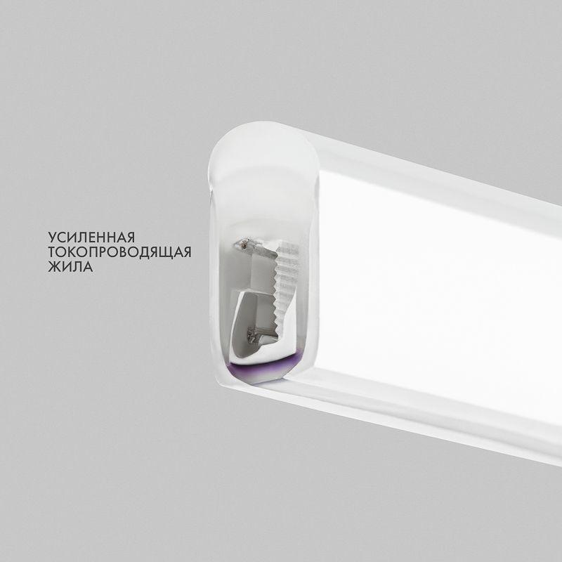 Шнур светодиодный гибкий неон LED SMD 8х16мм 120LED/м теп. бел. (уп.100м) Neon-Night 131-046