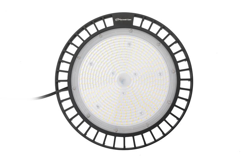 Светильник светодиодный ДСП IB 11 S 150W M 840 BK 298х298х112мм 150Вт 4000К IP65 High Bay подвес черн. Русский Свет 16091123171