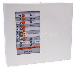 Прибор приемно-контрольный охранно-пожарный ВЭРС-ПК 8МТ версия 3.2 ВЭРС 00086192