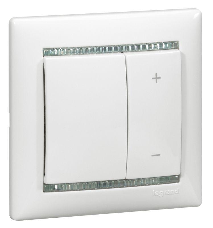 Механизм светорегулятора кнопочного СП Valena 600Вт бел. Leg 770074
