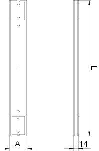 Суппорт крепежный IBST 250 для канала 250мм OBO 7399910