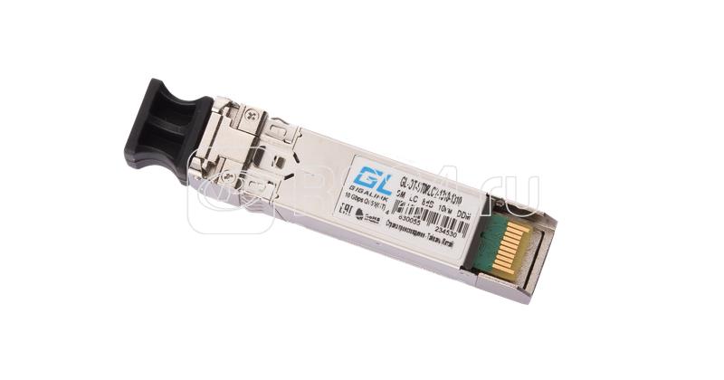 Модуль SFP+ 10G два волокна SM 2хLC 1310нм 8дБ до 10км DDM NIKOMAX GL-OT-ST08LC2-1310-1310