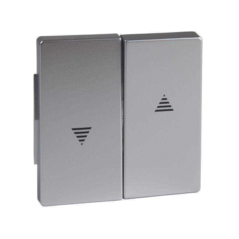 Клавиша Merten выключателя для рольставни алюм. SchE MTN343460