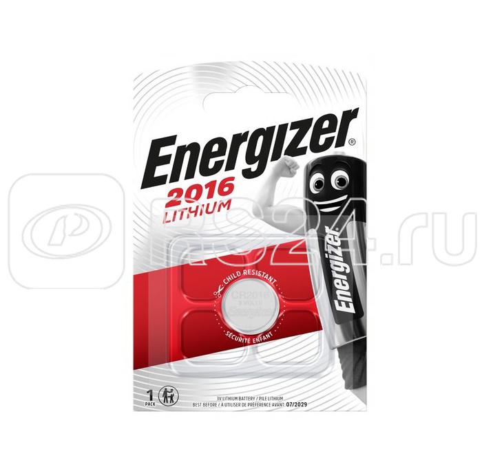 Элемент питания литиевый CR2016 ENR Lithium FSB1 (блист.1шт) Energizer E301021802 Элемент питания литиевый CR2016 ENR Lithium FSB1 (блист.1шт) Energizer E301021802