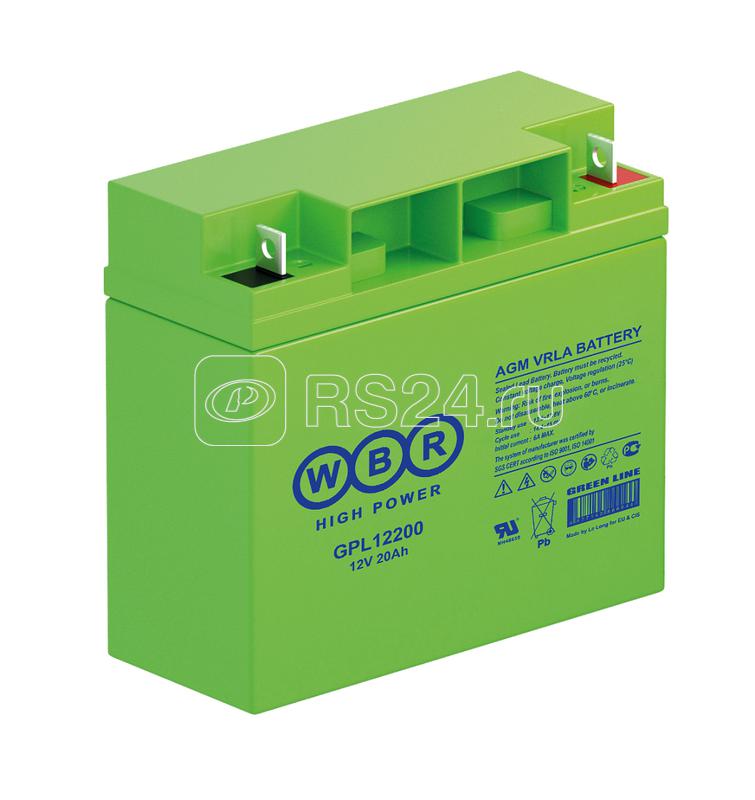 Аккумулятор 12В 20А.ч WBR GPL12200 WBR