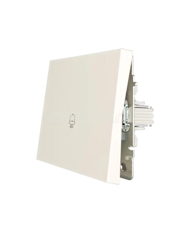 Кнопка звонка СП ZIMA IP20 безвинт. зажим слон. кость LEZARD 704-9088-103QC