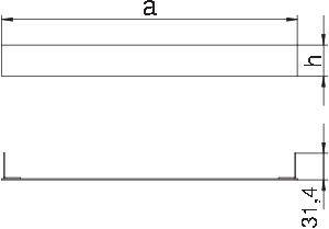 Заглушка торцевая 45 SES 35047 OBO 7404022