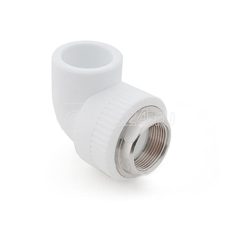 Угольник комбинированный под ключ PPR внутр. резьба 40х1 1/4 бел. RTP 31114