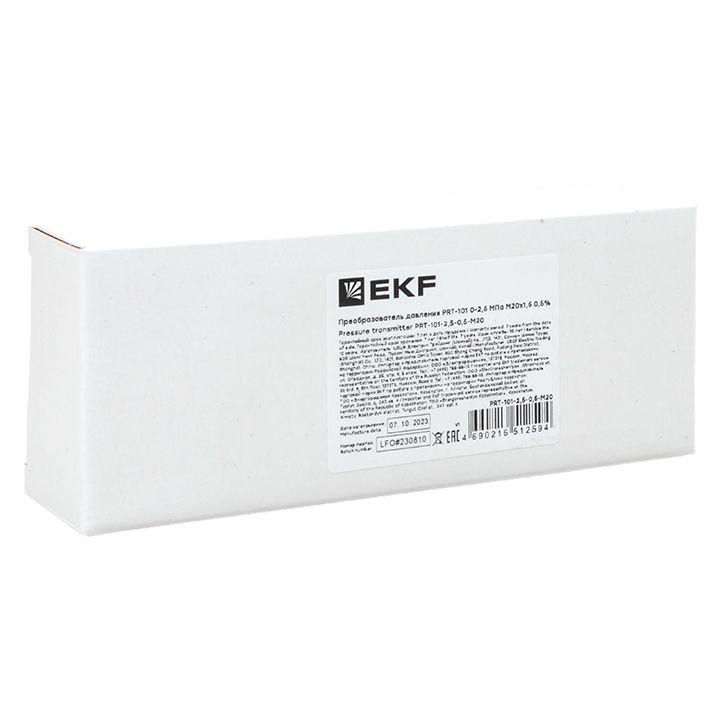 Преобразователь давления PRT-101 0-2.5 MПа M20х1.5 0.5проц. EKF PRT-101-2.5-0.5-M20