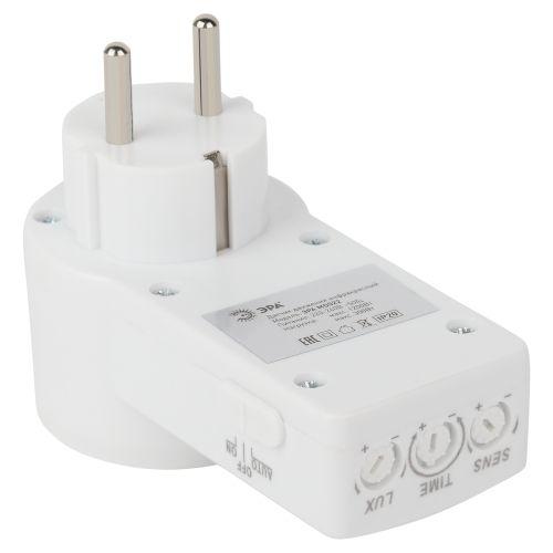 Датчик движения MD 022 розеточный ДДР-01 1200Вт 10-420с 2-9м 3+лк 120гр IP20 (501600) Эра Б0043799