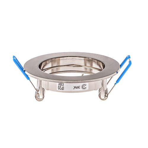 Светильник точечный KL1 CH 50Вт MR16 12В литой хром. ЭРА C0043654